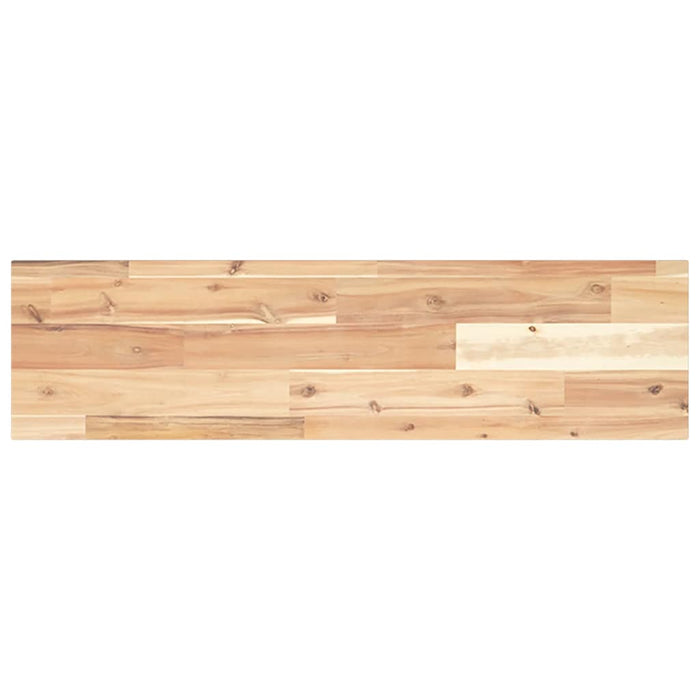 Rafturi suspendate 3 buc. 80x20x2 cm lemn masiv acacia netratat - WALTI WALTI