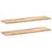 Rafturi plutitoare 2 buc. 100x20x2cm lemn masiv acacia netratat - WALTI WALTI