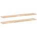 Rafturi plutitoare 2 buc. 120x20x2cm lemn masiv acacia netratat - WALTI WALTI