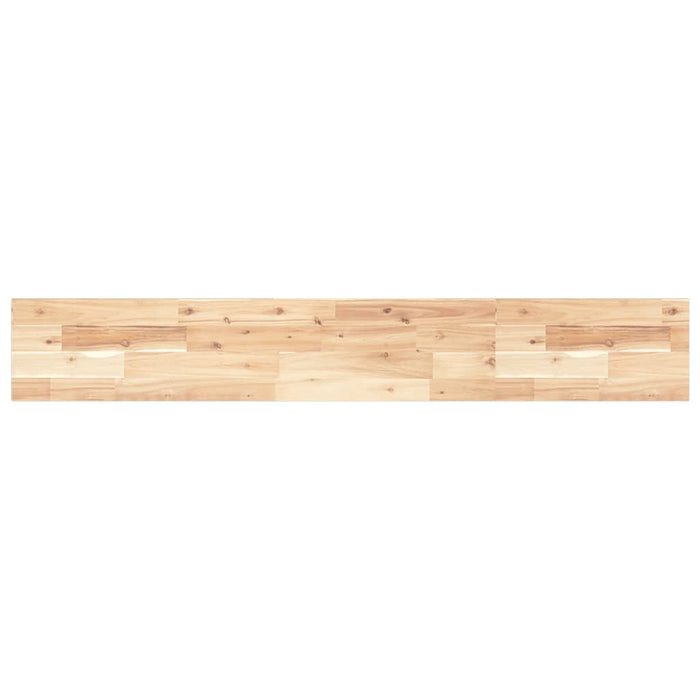 Rafturi plutitoare 2 buc. 120x20x2cm lemn masiv acacia netratat - WALTI WALTI