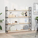 Rafturi plutitoare 2 buc. 120x20x2cm lemn masiv acacia netratat - WALTI WALTI