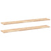 Rafturi suspendate 2 buc. 160x20x2cm lemn masiv acacia netratat - WALTI WALTI