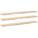 Rafturi suspendate 3 buc. 160x20x2cm lemn masiv acacia netratat - WALTI WALTI