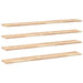 Rafturi suspendate 4 buc. 160x20x2cm lemn masiv acacia netratat - WALTI WALTI