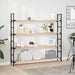 Rafturi suspendate 4 buc. 160x20x2cm lemn masiv acacia netratat - WALTI WALTI