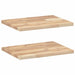 Rafturi plutitoare 2 buc. 40x30x2 cm lemn masiv acacia netratat - WALTI WALTI