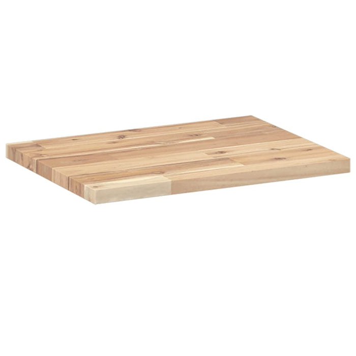 Rafturi plutitoare 2 buc. 40x30x2 cm lemn masiv acacia netratat - WALTI WALTI