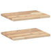 Rafturi suspendate 2 buc. 60x30x2 cm lemn masiv acacia netratat - WALTI WALTI