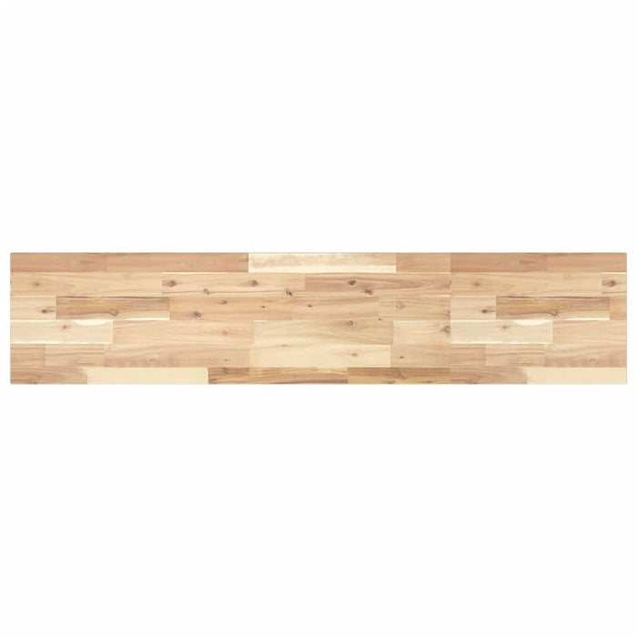 Rafturi plutitoare 2 buc. 120x30x2cm lemn masiv acacia netratat - WALTI WALTI