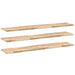 Rafturi plutitoare 3 buc. 120x30x2cm lemn masiv acacia netratat - WALTI WALTI