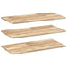 Rafturi suspendate 3 buc. 60x40x2 cm lemn masiv acacia netratat - WALTI WALTI