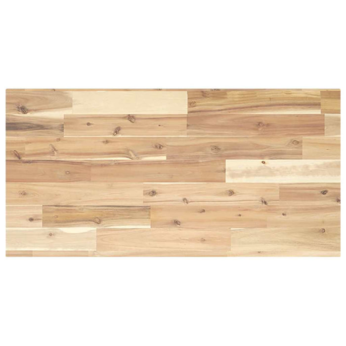 Rafturi suspendate 4 buc. 60x40x2 cm lemn masiv acacia netratat - WALTI WALTI