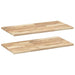 Rafturi suspendate 2 buc. 80x40x2 cm lemn masiv acacia netratat - WALTI WALTI