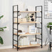 Rafturi suspendate 2 buc. 80x40x2 cm lemn masiv acacia netratat - WALTI WALTI