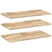 Rafturi suspendate 3 buc. 100x40x2cm lemn masiv acacia netratat - WALTI WALTI