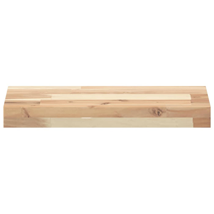 Raft suspendat, 60x20x4 cm, lemn masiv de acacia netratat - WALTI WALTI