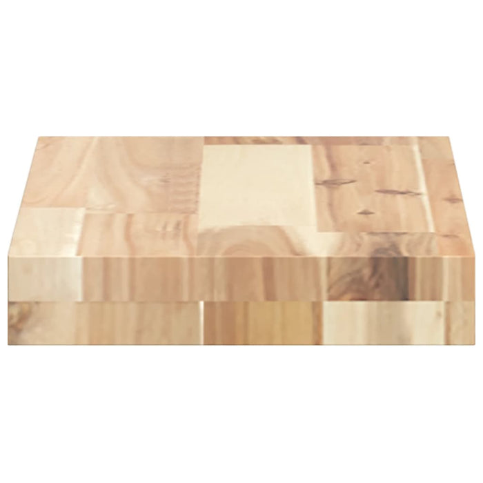 Raft suspendat, 60x20x4 cm, lemn masiv de acacia netratat - WALTI WALTI
