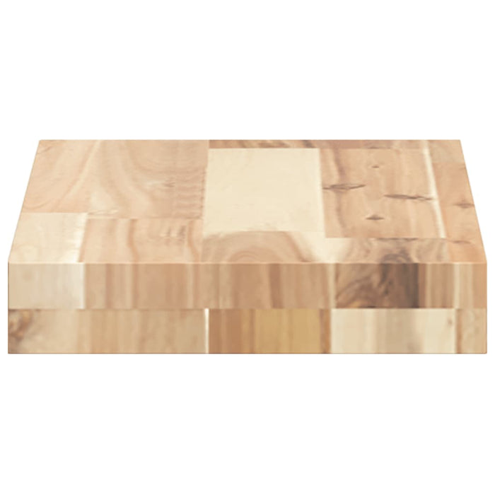 Rafturi suspendate 4 buc. 60x20x4 cm lemn masiv acacia netratat WALTI