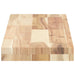 Rafturi suspendate 2 buc. 80x20x4 cm lemn masiv acacia netratat - WALTI WALTI