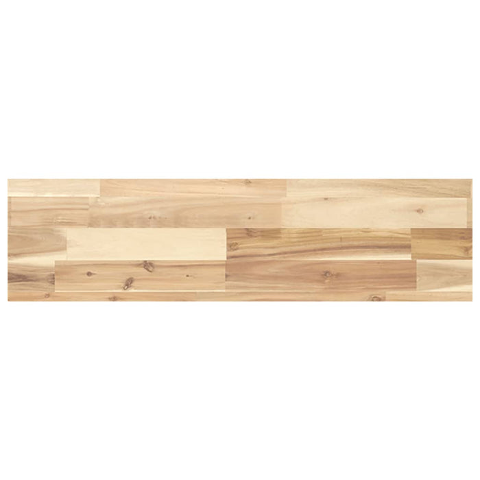 Rafturi suspendate 2 buc. 80x20x4 cm lemn masiv acacia netratat - WALTI WALTI