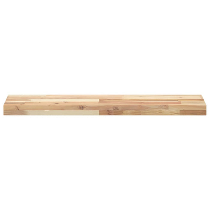 Rafturi suspendate 4 buc. 80x20x4 cm lemn masiv acacia netratat - WALTI WALTI