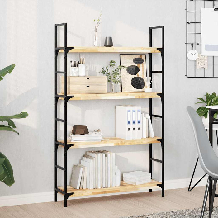 Rafturi plutitoare 2 buc. 100x20x4cm lemn masiv acacia netratat - WALTI WALTI