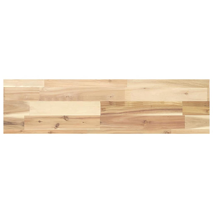 Rafturi plutitoare 4 buc. 100x20x4cm lemn masiv acacia netratat - WALTI WALTI