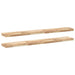 Rafturi plutitoare 2 buc. 120x20x4cm lemn masiv acacia netratat - WALTI WALTI