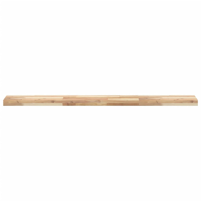 Rafturi plutitoare 2 buc. 120x20x4cm lemn masiv acacia netratat - WALTI WALTI