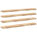 Rafturi suspendate 4 buc. 140x20x4cm lemn masiv acacia netratat - WALTI WALTI