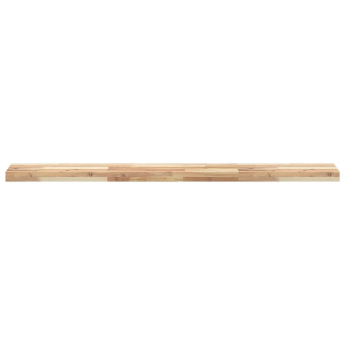 Raft suspendat, 160x20x4 cm, lemn masiv de acacia netratat - WALTI WALTI
