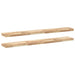 Rafturi suspendate 2 buc. 160x20x4cm lemn masiv acacia netratat - WALTI WALTI