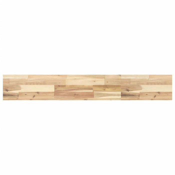 Rafturi suspendate 3 buc. 160x20x4cm lemn masiv acacia netratat - WALTI WALTI