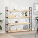 Rafturi suspendate 3 buc. 160x20x4cm lemn masiv acacia netratat - WALTI WALTI