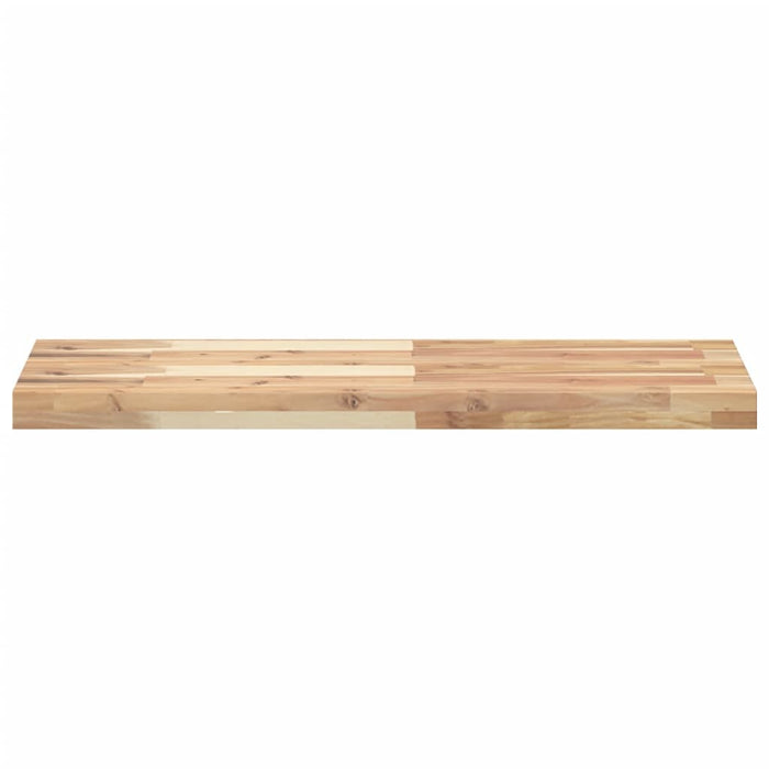 Rafturi suspendate 2 buc. 80x30x4 cm lemn masiv acacia netratat - WALTI WALTI