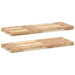 Rafturi plutitoare 2 buc. 100x30x4cm lemn masiv acacia netratat - WALTI WALTI