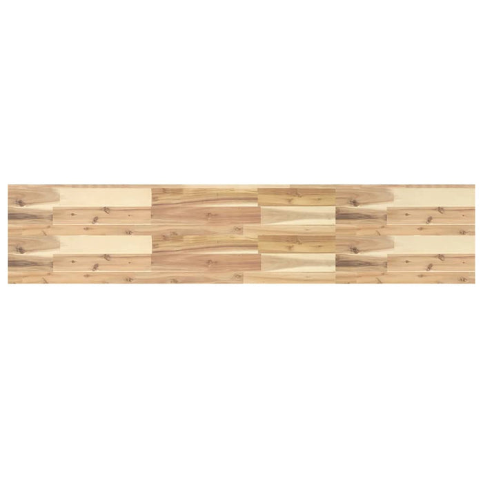 Rafturi suspendate 2 buc. 120x30x4cm lemn masiv acacia netratat WALTI