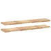 Rafturi plutitoare 2 buc. 140x30x4cm lemn masiv acacia netratat - WALTI WALTI