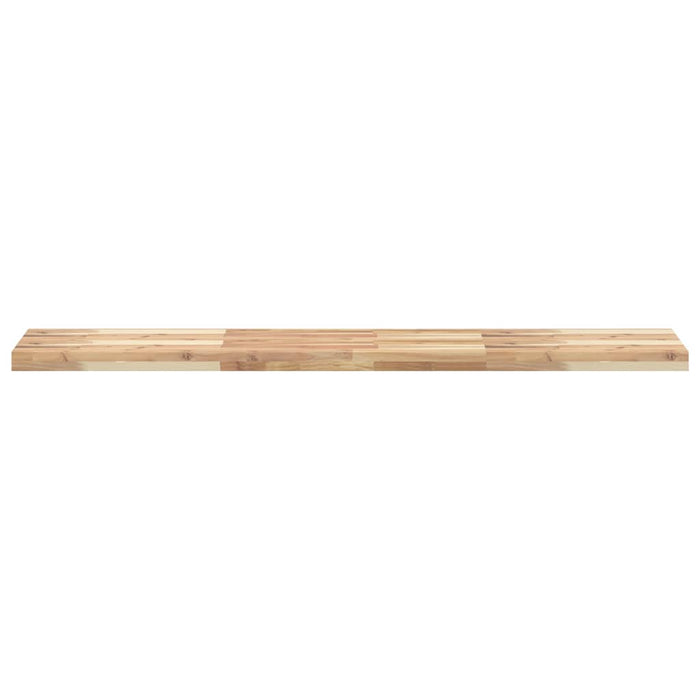 Rafturi plutitoare 2 buc. 140x30x4cm lemn masiv acacia netratat - WALTI WALTI