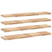 Rafturi plutitoare 4 buc. 140x30x4cm lemn masiv acacia netratat - WALTI WALTI