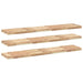 Rafturi suspendate 3 buc. 160x30x4cm lemn masiv acacia netratat - WALTI WALTI