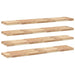 Rafturi plutitoare 4 buc. 160x30x4cm lemn masiv acacia netratat - WALTI WALTI