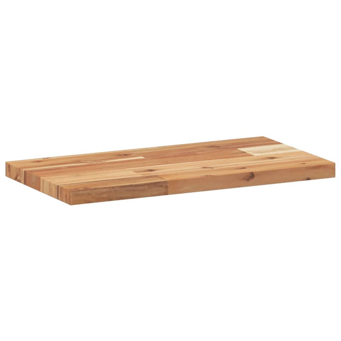 Rafturi suspendate 2 buc. 40x20x2 cm lemn masiv acacia netratat WALTI