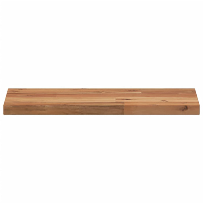 Rafturi suspendate 2 buc. 60x20x2 cm lemn masiv acacia netratat WALTI