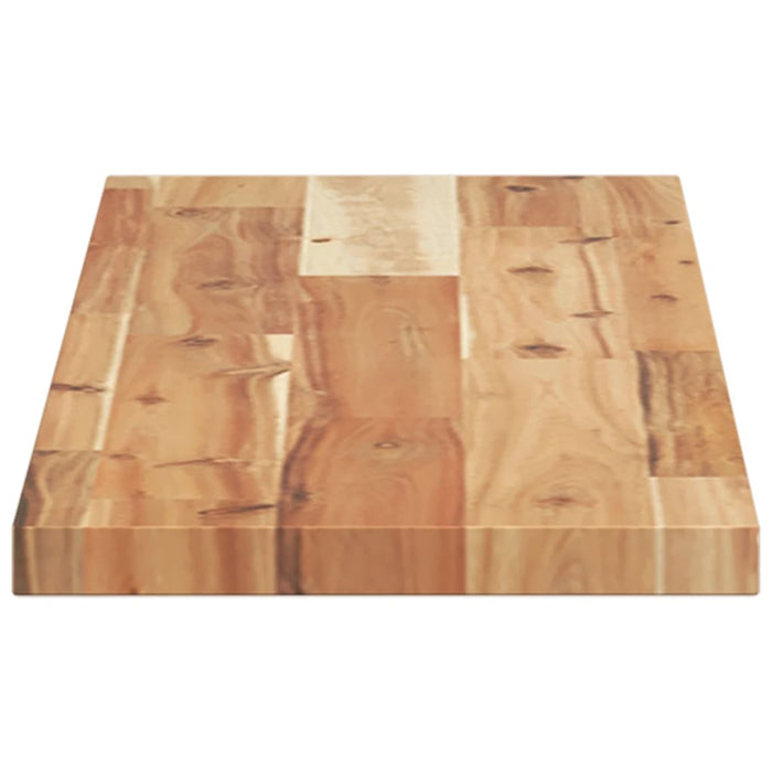 Rafturi suspendate 2 buc. 80x20x2 cm lemn masiv acacia netratat - WALTI WALTI