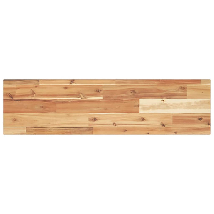 Rafturi suspendate 2 buc. 80x20x2 cm lemn masiv acacia netratat - WALTI WALTI