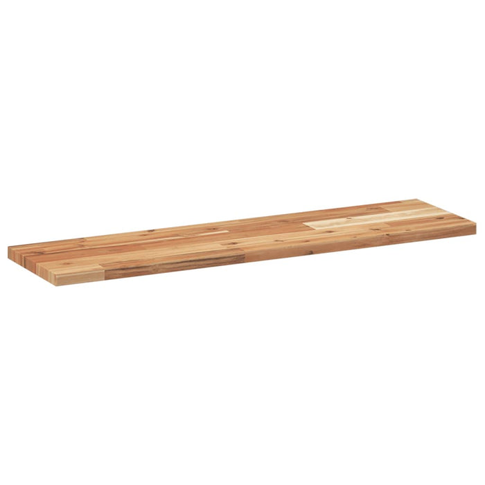 Rafturi suspendate 2buc. 100x20x2 cm lemn masiv acacia netratat - WALTI WALTI
