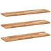 Rafturi suspendate 3 buc. 100x20x2cm lemn masiv acacia netratat - WALTI WALTI