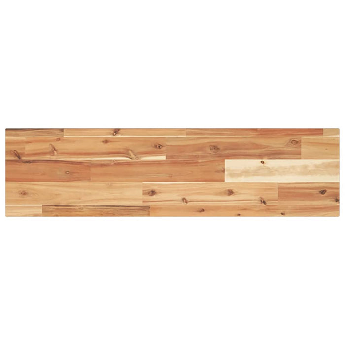 Rafturi suspendate 4 buc. 100x20x2cm lemn masiv acacia netratat - WALTI WALTI