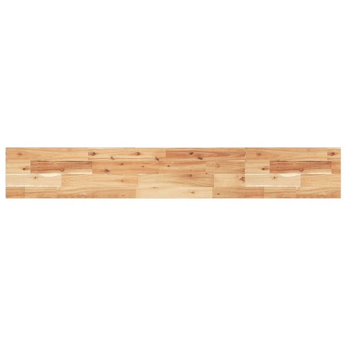 Raft suspendat 120x20x2 cm lemn masiv acacia netratat - WALTI WALTI